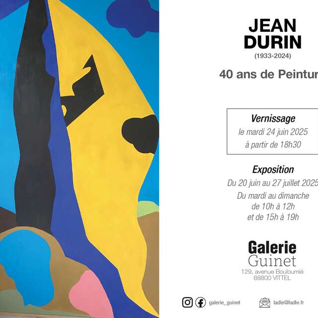Exposition de peintures Jean Durin