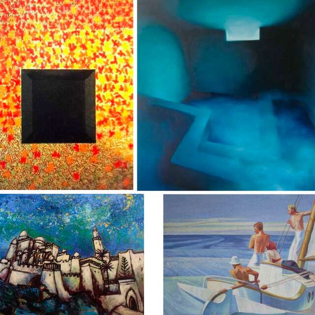 Exposition de peintures et de sculptures