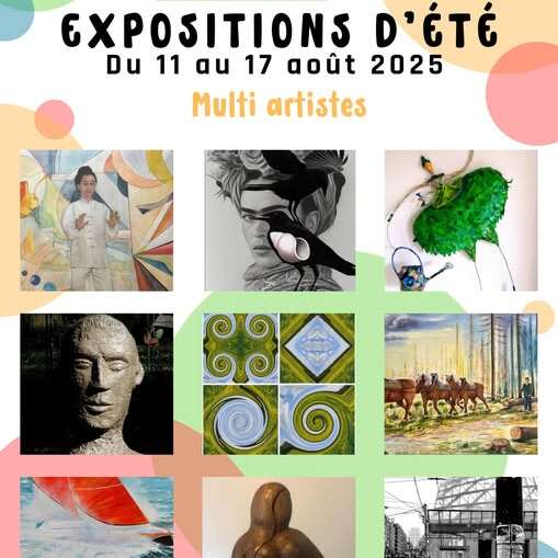 Expositions d'été multi artistes
