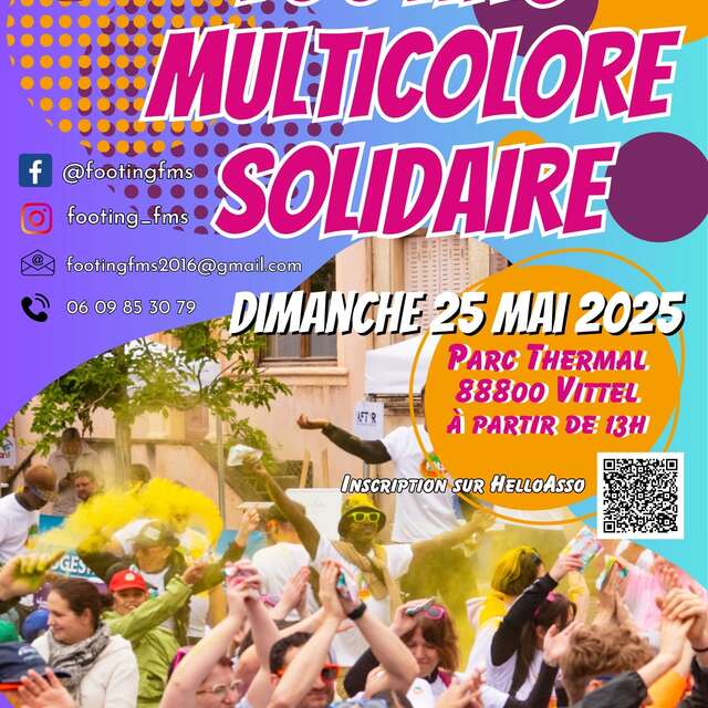 Footing Multicolore Solidaire