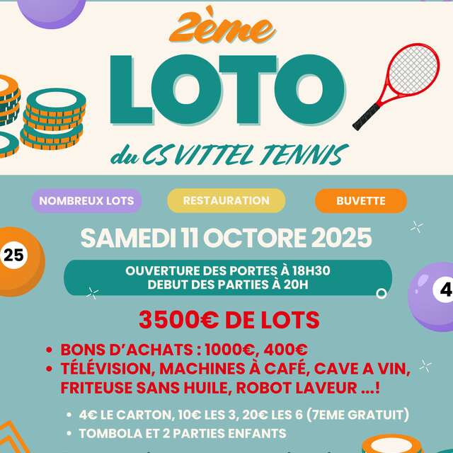 Loto du CS Vittel tennis