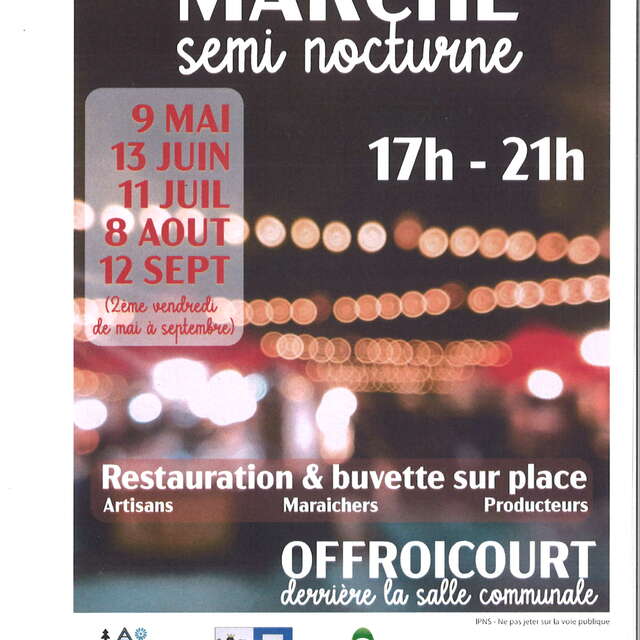 Marché semi-nocturne