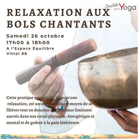 Nidra-relaxation aux bols chantants