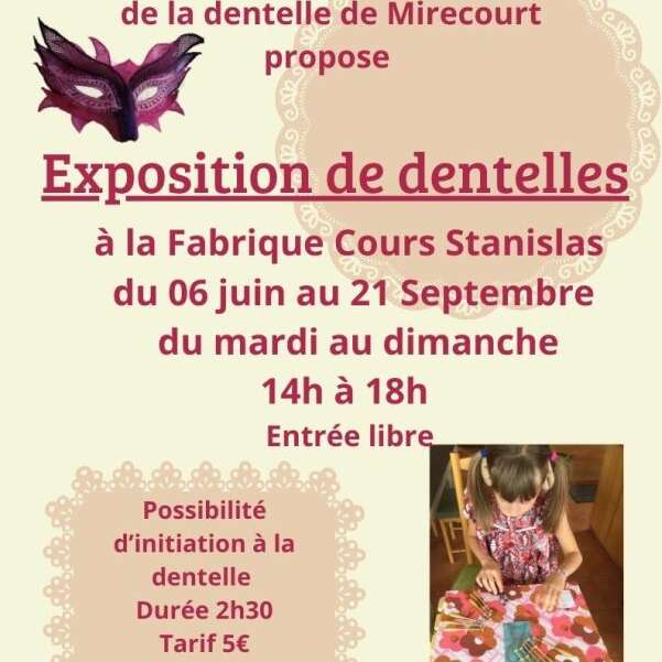 Exposition de dentelles