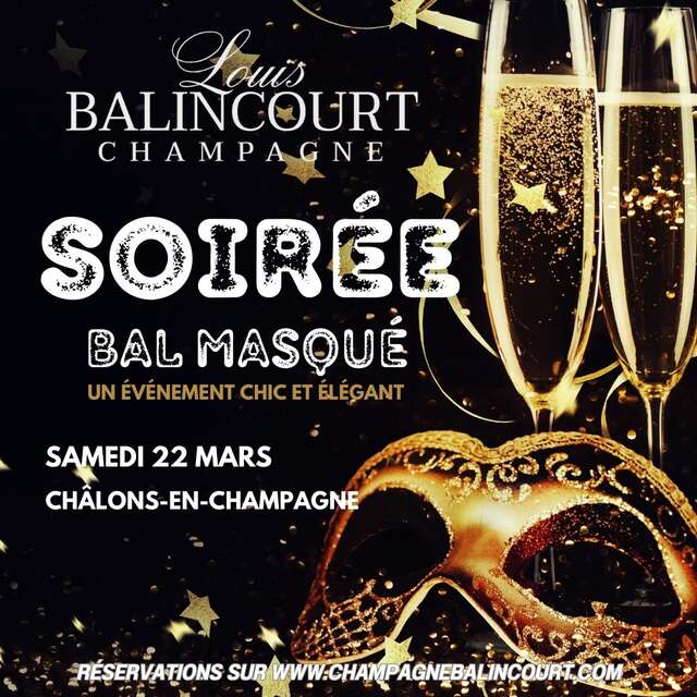 Champagne Balincourt : Soirée Bal Masqué