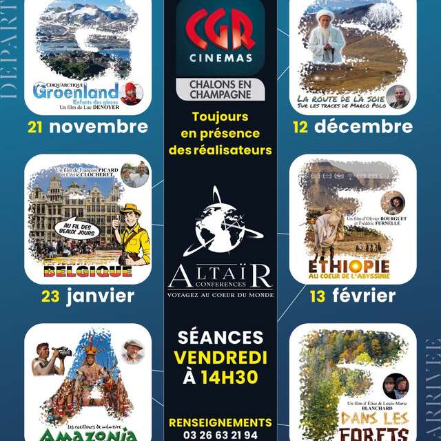 Ciné Conférences Exploration Voyage