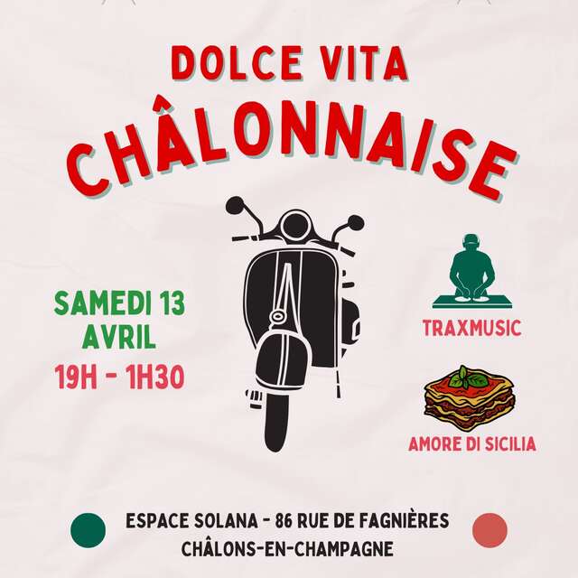 Dolce Vita Chalonnaise à l'Espace Solana