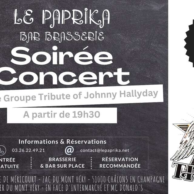 Soirée Concert Tribute of Johnny Hallyday