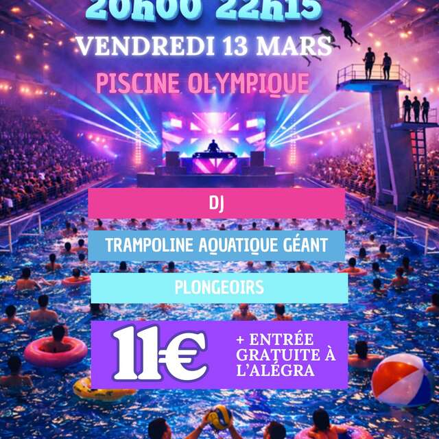 Pool Party à la Piscine Olympique