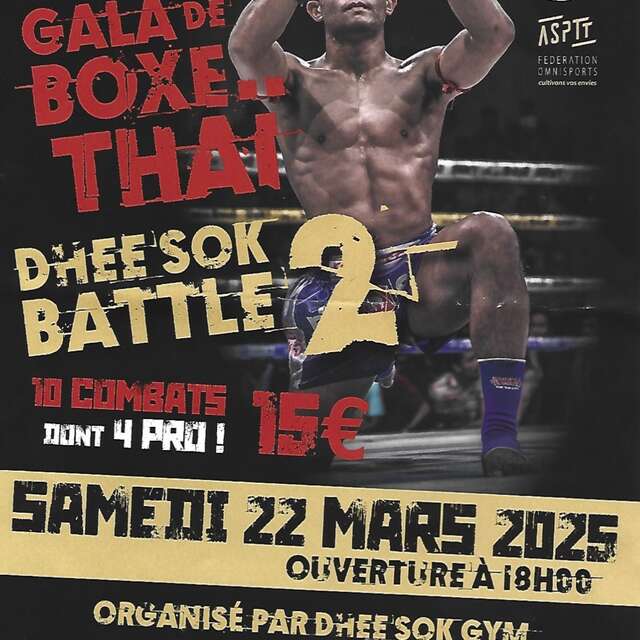 Gala de Boxe Thaï Dhee Sok Battle