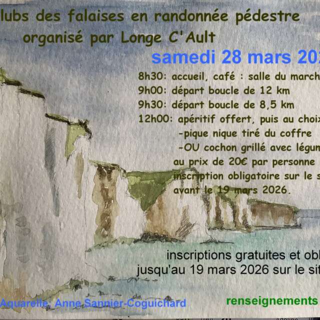 2ème interclubs des falaises en randonnée pédestre