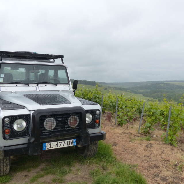 Domaine Mallet : Sortie en 4x4 dans le vignoble