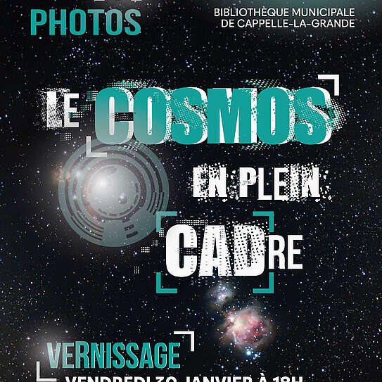 Le cosmos en plein cadre
