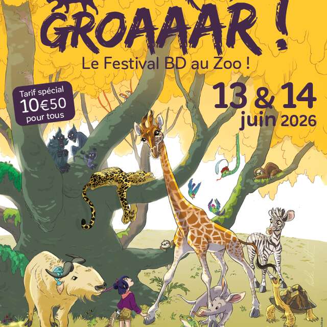 Groaarrr ! Comic festival at the zoo