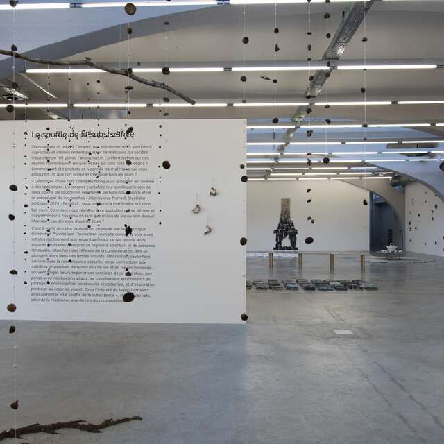 Kommentierte Besichtigung der Ausstellung Le Souffle de la Subsistance