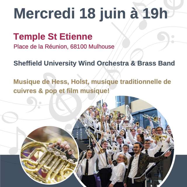 Concert de l'orchestre d'harmonie de Sheffield University