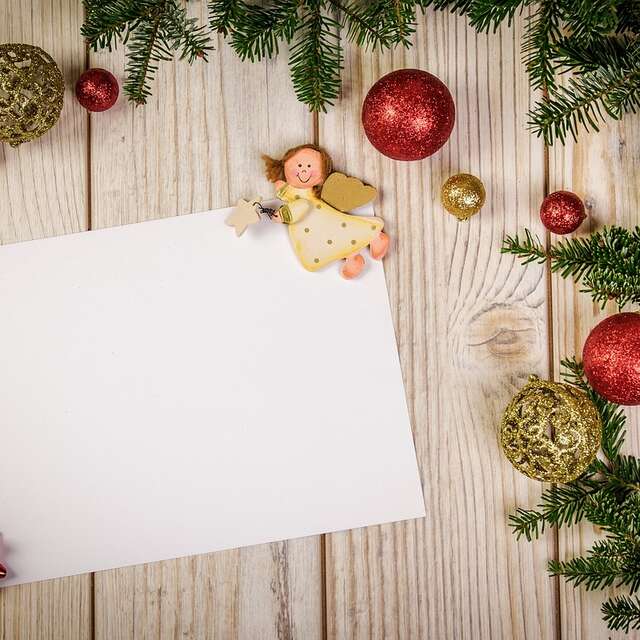 Der Postwagen des Weihnachtsmanns