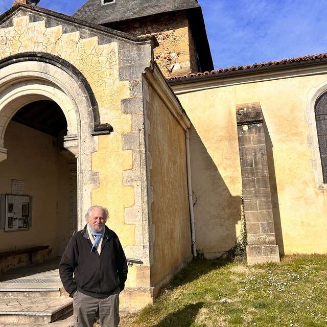 Bernard, à la découverte de l'église Saint-Jacques de Laurède