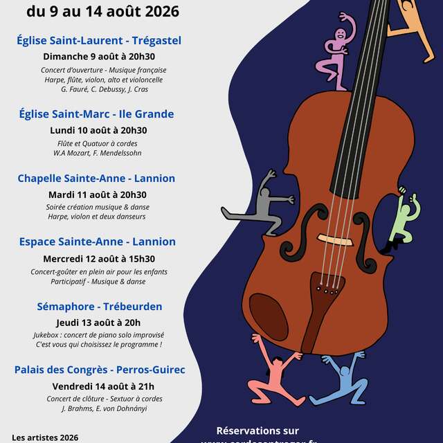 Festival Cordes en Trégor - Soirée création musique & danse