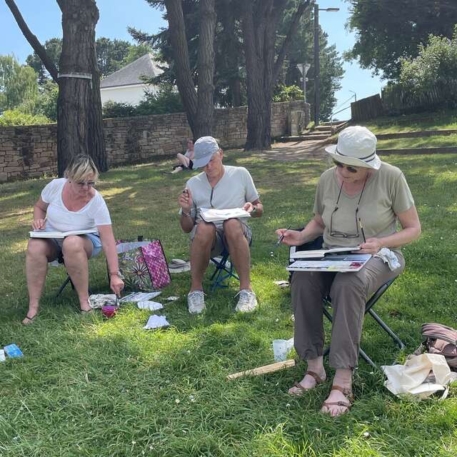 Stage carnet de voyage – dessin aquarelle