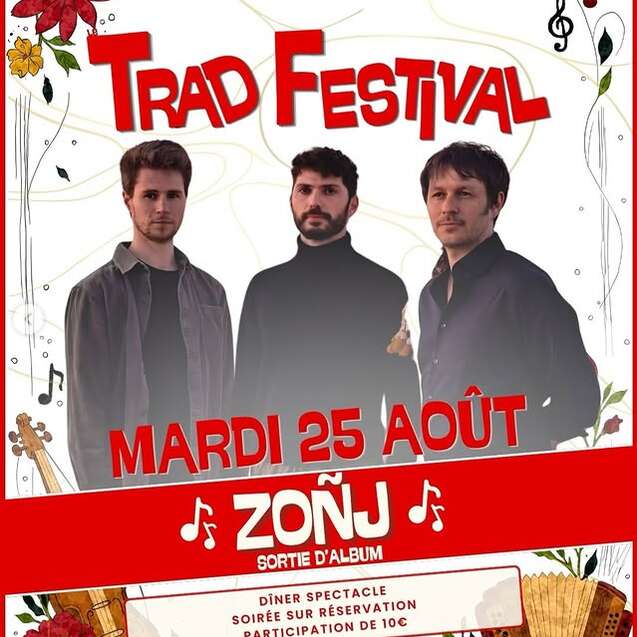 TRAD FESTIVAL DÎNER SPECTACLE - ZOÑJ - CAFÉ BRETON