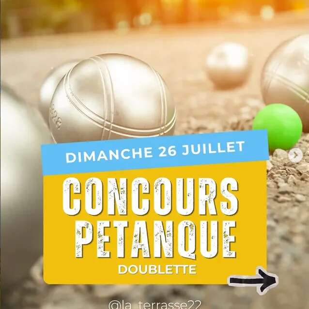 Concours - Animation - Pétanque - Doublette - La Terrasse