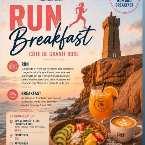 Run & Breakfast avec Perroz Sea Side (PSS) !