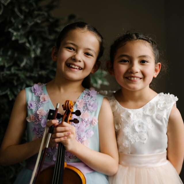 Deux jeunes prodiges du violon en concert caritatif