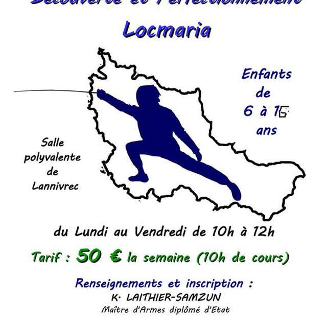 Stage de découverte de l'escrime (6 à 15 ans)