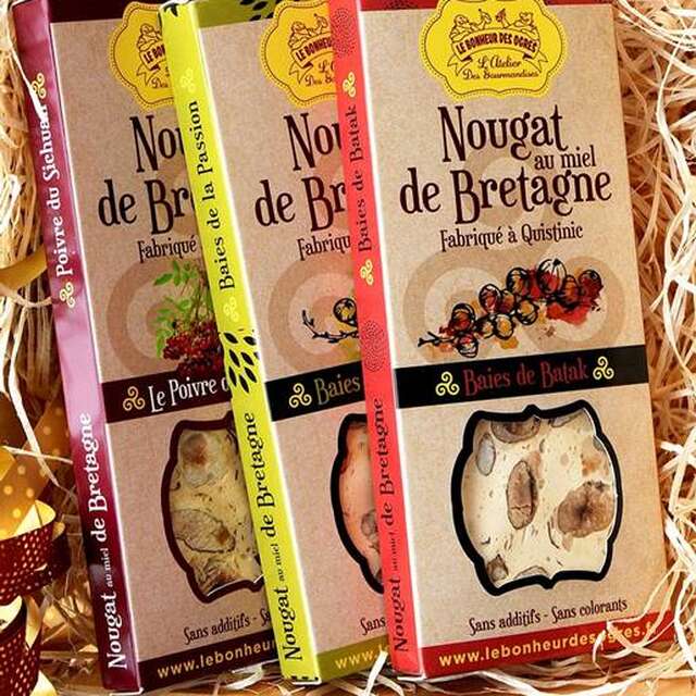 Le Bonheur des Ogres Nougat au miel de Bretagne