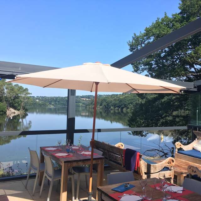 Merlin les pieds dans l'eau