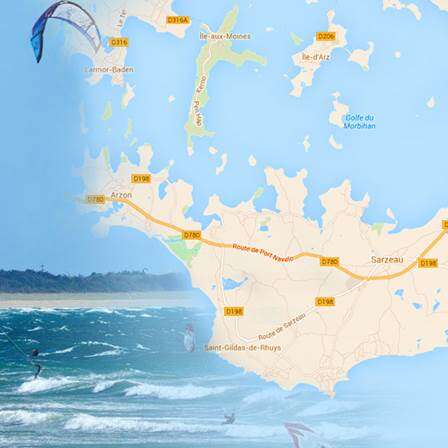 Spot de Sarzeau, Plage de Penvins
