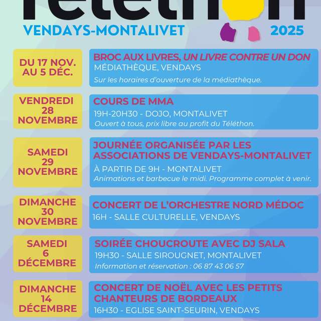 Téléthon Vendays-Montalivet