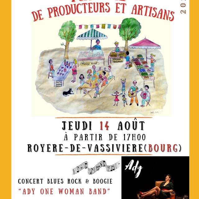 Marché de producteurs et d'artisans locaux