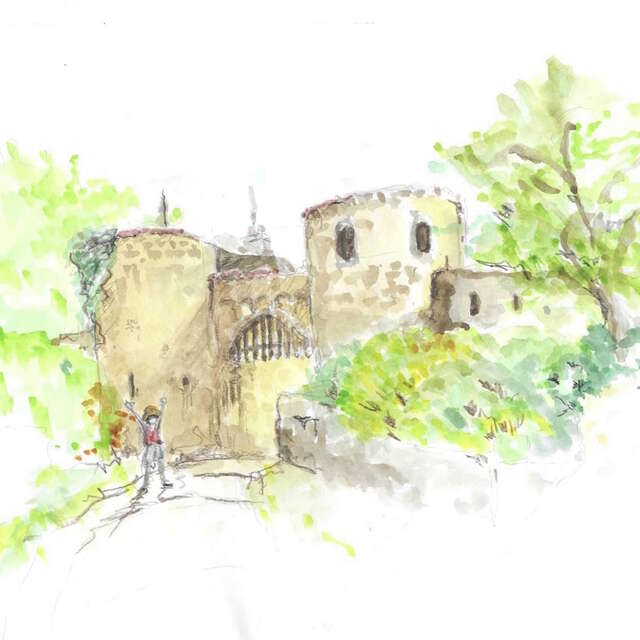 Atelier aquarelle au cœur de la petite cité de caractère