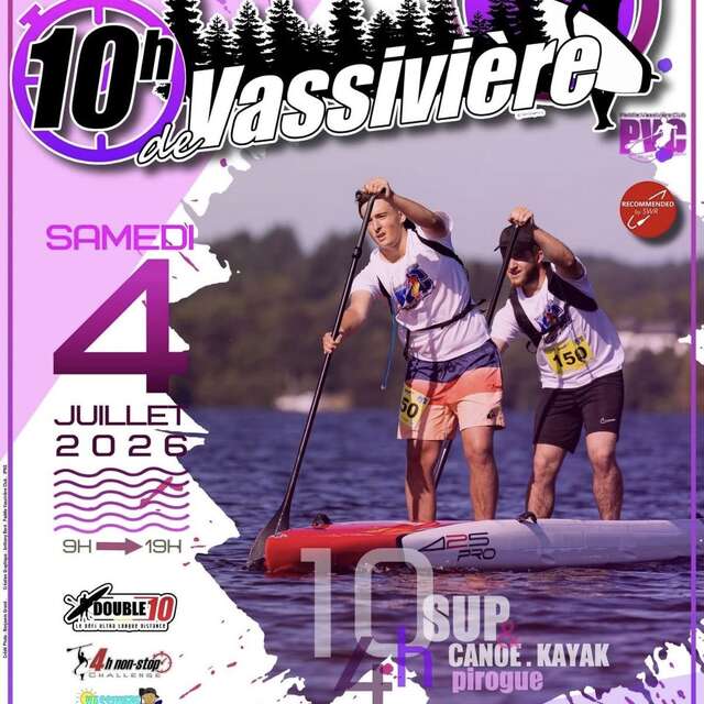 Les 10h de Vassivière : endurance de sports de pagaies