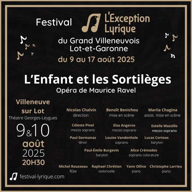 Festival Lyrique - L'enfant et les sortilèges