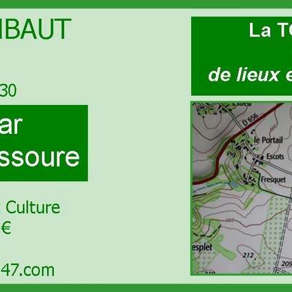 Conférence "La Toponymie, noms de Lieux et de Personnes"