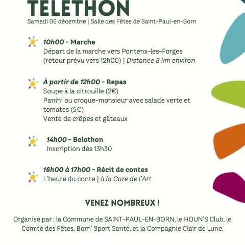 Téléthon 2025  Saint-Paul-En-Born