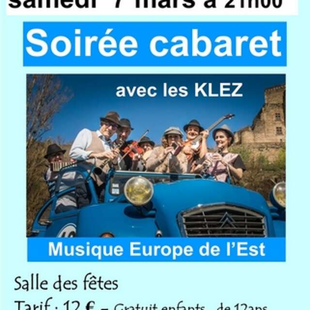 Soirée cabaret musical Les KLEZ