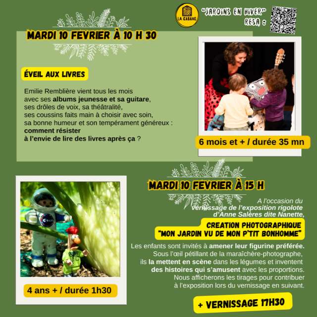 Création photographique "Mon jardin vu de mon p'tit bonhomme"