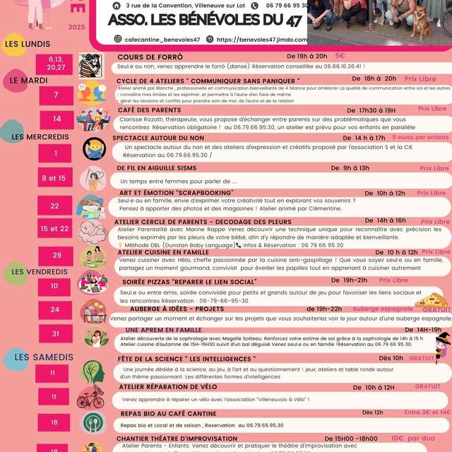 Cycle de 4 ateliers "Communiquer sans paniquer"