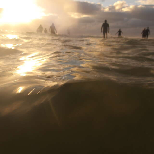Marche aquatique et bain de gong