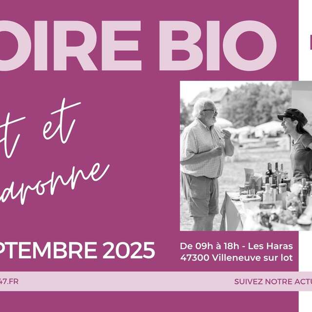 Foire des producteurs et productrices Bio du Lot-et-Garonne