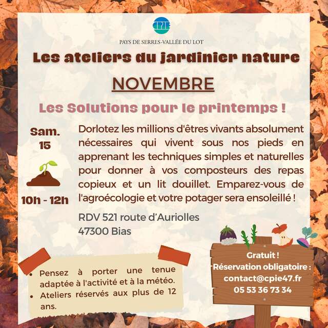 Les solutions pour le printemps !