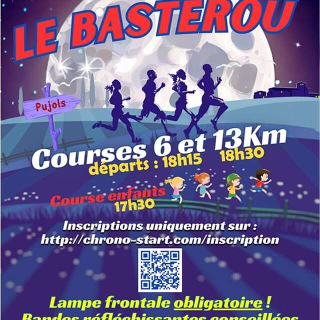 Trail nocturne Le Bastérou