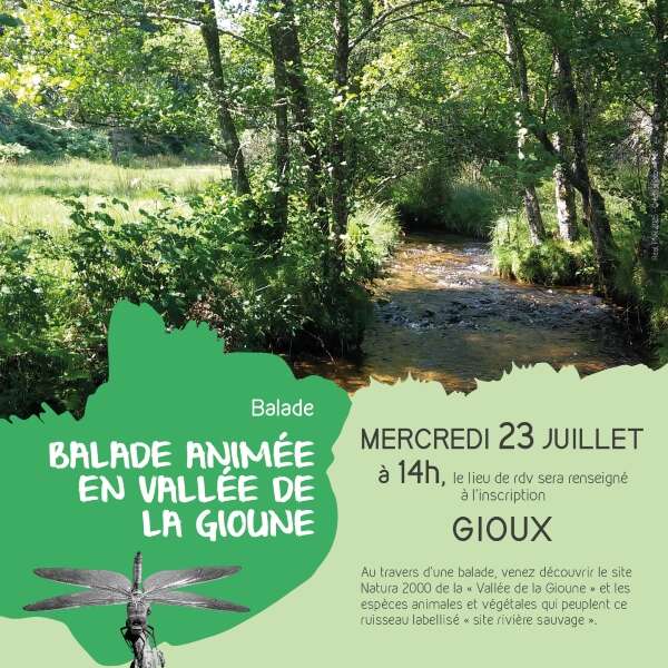 Balade animée en vallée de la Gioune
