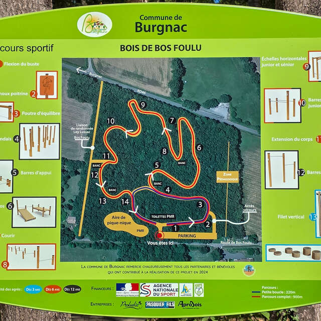 Parcours sportif de Bos Foulu