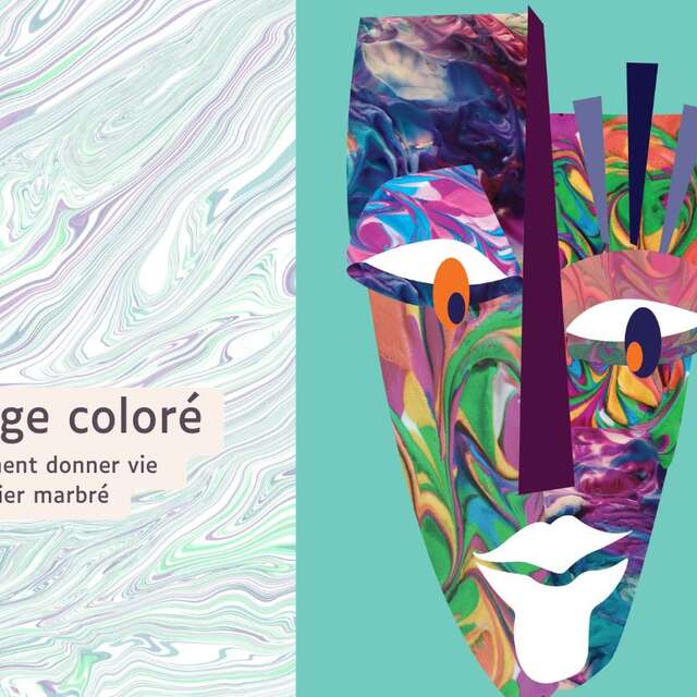 Visage coloré au Moulin du Got