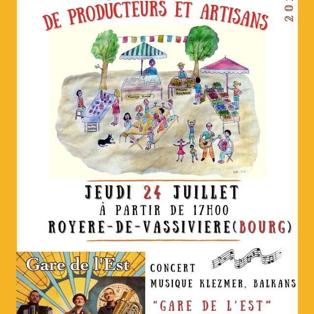 Marché de producteurs et d'artisans locaux